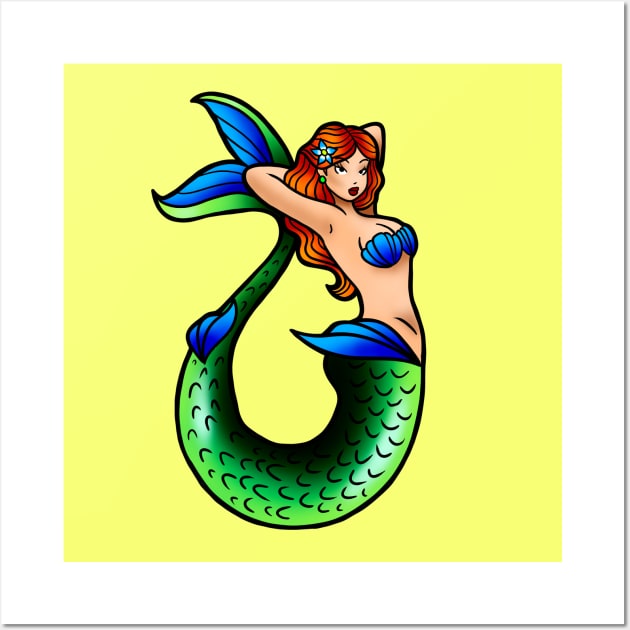 Classic Mermaid Wall Art by ReclusiveCrafts